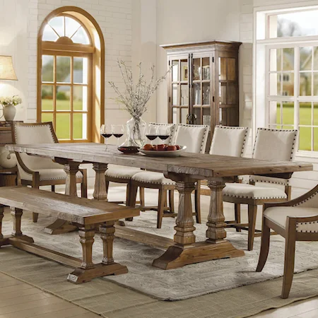 Solid Wood Rectangular Dining Table